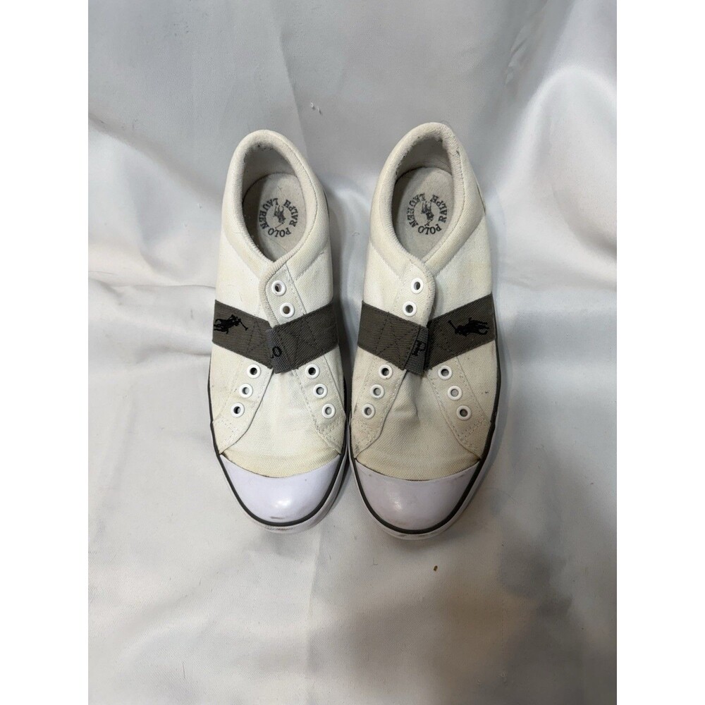 Polo Ralph Lauren Shoes Men Sz 8.5 White Sneakers